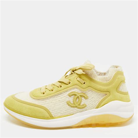 chanel sneakers green|chanel trainer sneakers.